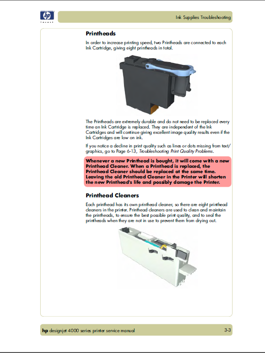 HP Designjet 4000 Service Manual-3